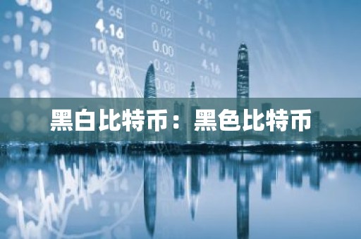 黑白比特币：黑色比特币