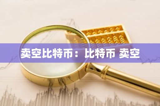 卖空比特币：比特币 卖空