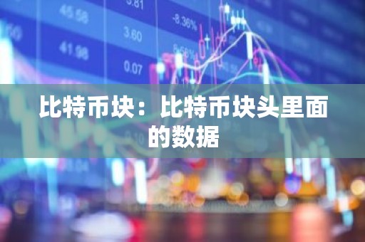 比特币块：比特币块头里面的数据