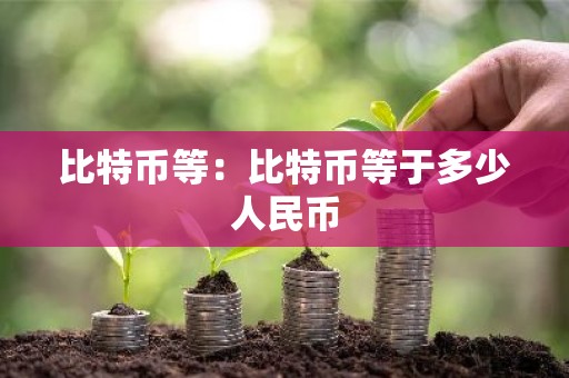 比特币等：比特币等于多少人民币