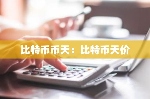 比特币币天：比特币天价