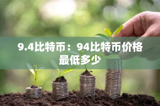 9.4比特币：94比特币价格最低多少