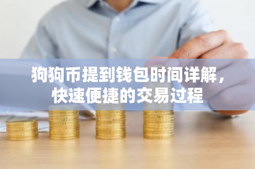 狗狗币提到钱包时间详解，快速便捷的交易过程