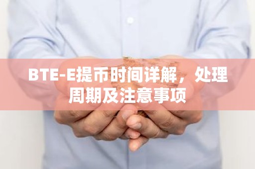 BTE-E提币时间详解，处理周期及注意事项