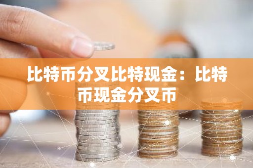 比特币分叉比特现金：比特币现金分叉币