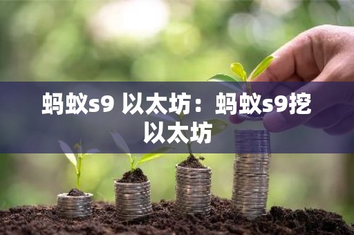 蚂蚁s9 以太坊：蚂蚁s9挖以太坊