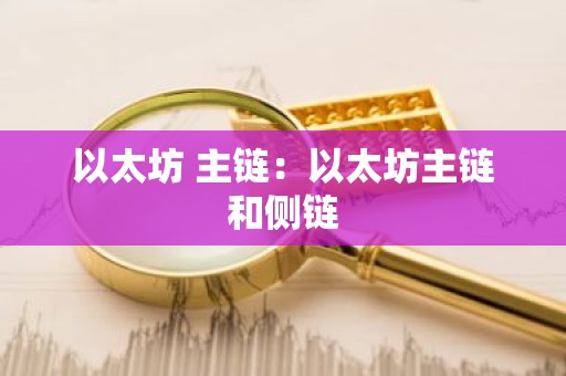 以太坊 主链：以太坊主链和侧链