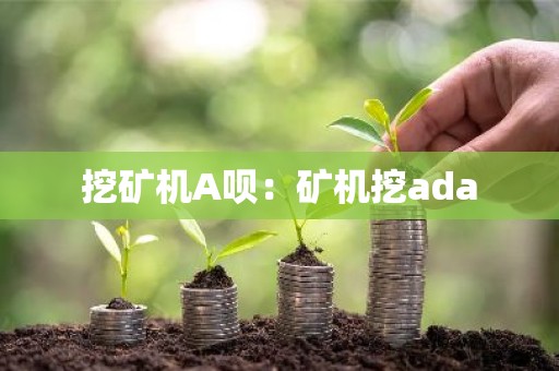 挖矿机A呗：矿机挖ada