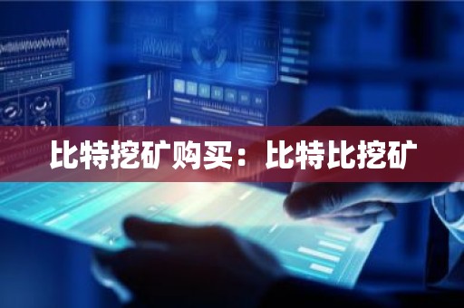 比特挖矿购买：比特比挖矿