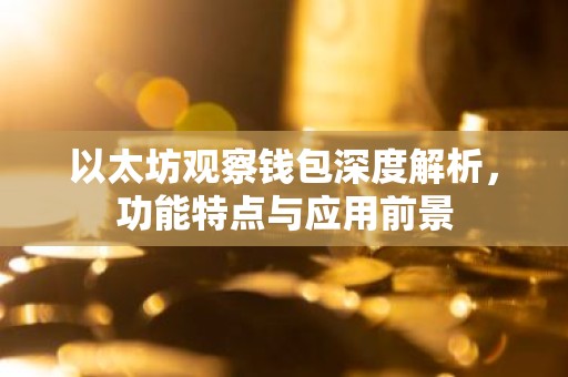 以太坊观察钱包深度解析，功能特点与应用前景