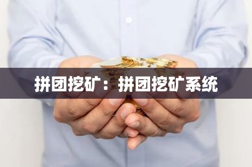 拼团挖矿：拼团挖矿系统