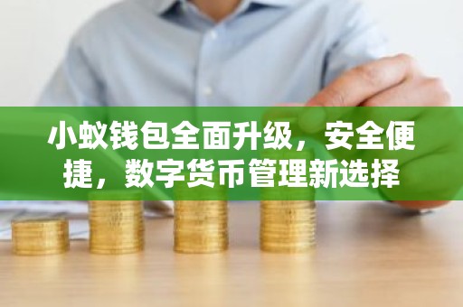 小蚁钱包全面升级，安全便捷，数字货币管理新选择