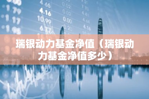 瑞银动力基金净值（瑞银动力基金净值多少）