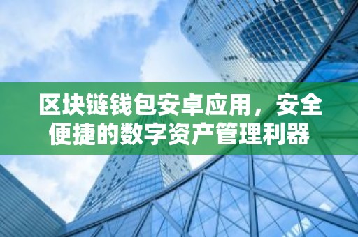 区块链钱包安卓应用，安全便捷的数字资产管理利器