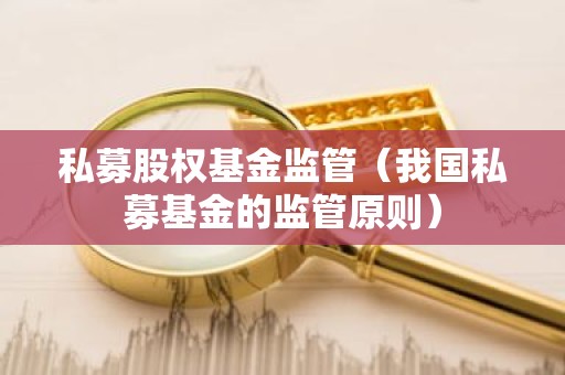 私募股权基金监管（我国私募基金的监管原则）