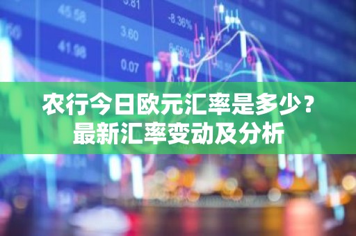 农行今日欧元汇率是多少？最新汇率变动及分析