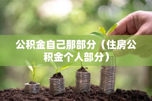 公积金自己那部分（住房公积金个人部分）