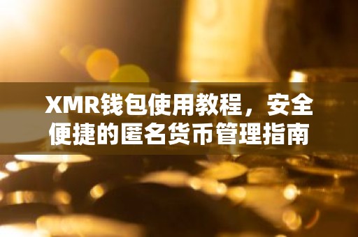 XMR钱包使用教程，安全便捷的匿名货币管理指南