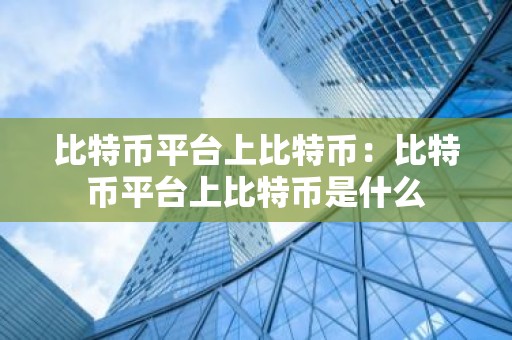 比特币平台上比特币：比特币平台上比特币是什么