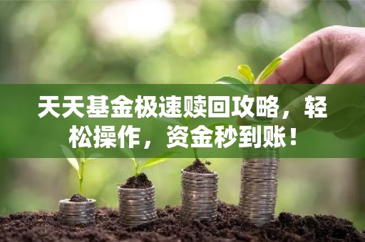 天天基金极速赎回攻略，轻松操作，资金秒到账！