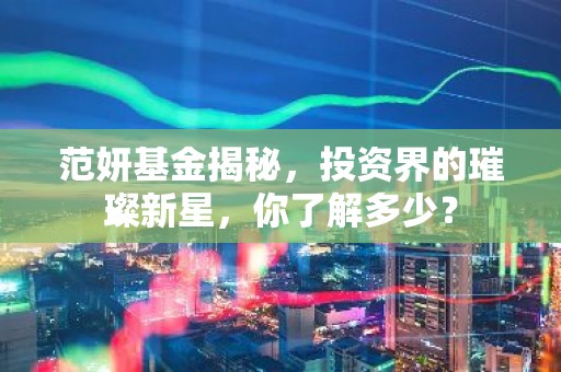 范妍基金揭秘，投资界的璀璨新星，你了解多少？