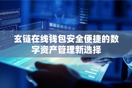 玄链在线钱包安全便捷的数字资产管理新选择