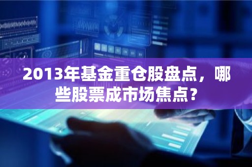 2013年基金重仓股盘点，哪些股票成市场焦点？