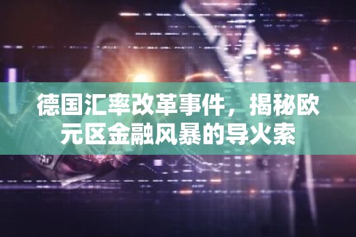 德国汇率改革事件，揭秘欧元区金融风暴的导火索