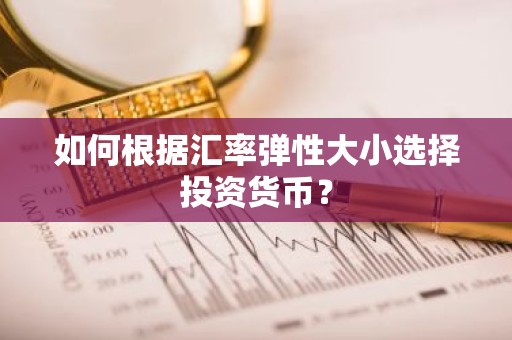 如何根据汇率弹性大小选择投资货币？