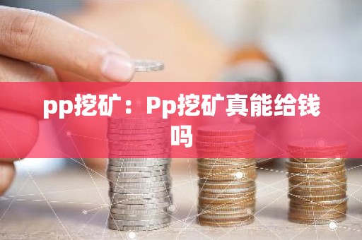 pp挖矿：Pp挖矿真能给钱吗