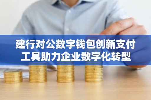 建行对公数字钱包创新支付工具助力企业数字化转型
