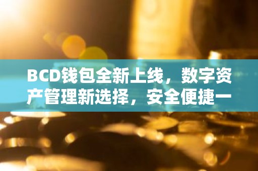 BCD钱包全新上线，数字资产管理新选择，安全便捷一网打尽