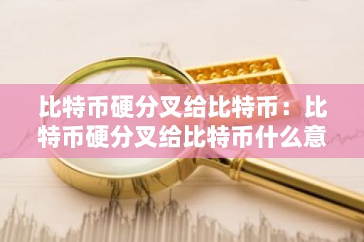 比特币硬分叉给比特币：比特币硬分叉给比特币什么意思