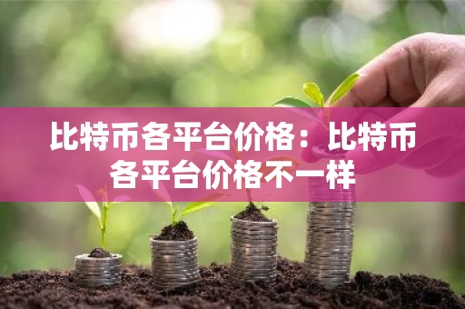 比特币各平台价格：比特币各平台价格不一样