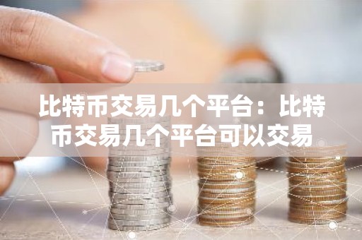 比特币交易几个平台：比特币交易几个平台可以交易
