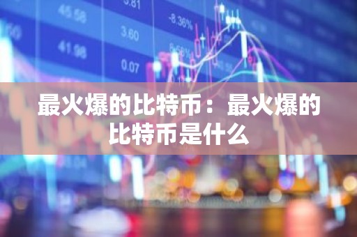 最火爆的比特币：最火爆的比特币是什么