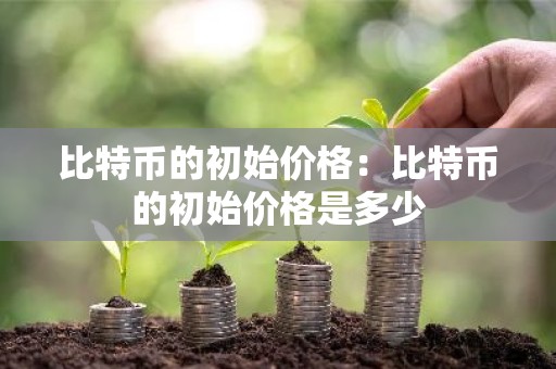 比特币的初始价格：比特币的初始价格是多少