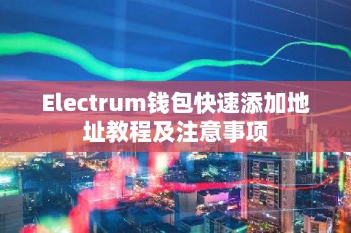 Electrum钱包快速添加地址教程及注意事项