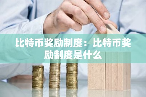 比特币奖励制度：比特币奖励制度是什么