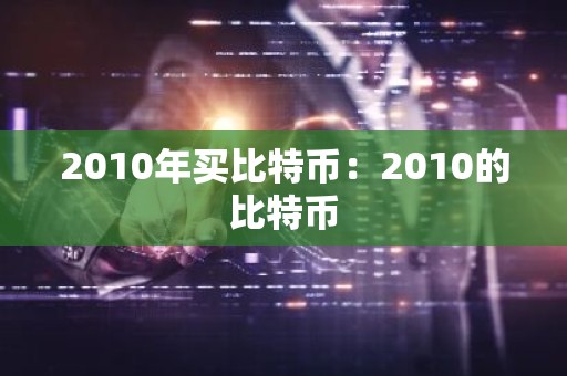 2010年买比特币：2010的比特币