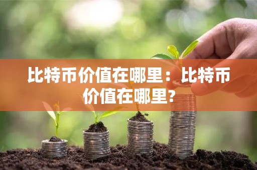 比特币价值在哪里：比特币价值在哪里?
