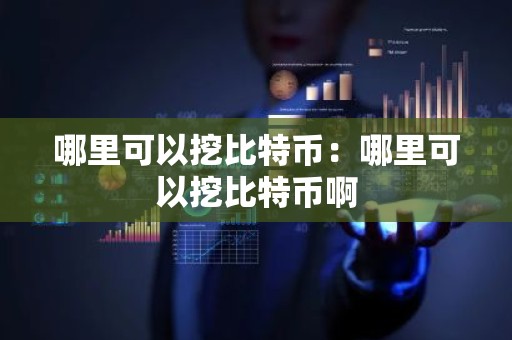 哪里可以挖比特币：哪里可以挖比特币啊