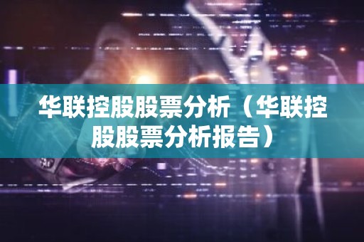 华联控股股票分析（华联控股股票分析报告）