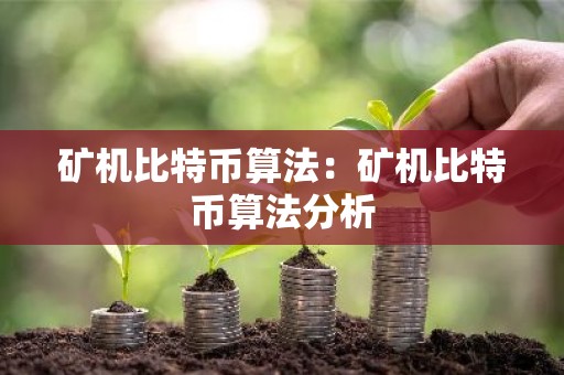 矿机比特币算法：矿机比特币算法分析