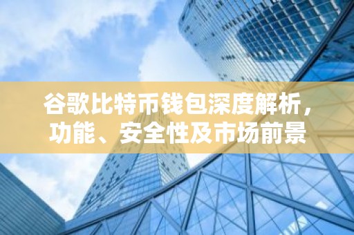 谷歌比特币钱包深度解析，功能、安全性及市场前景