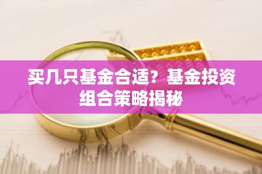 买几只基金合适？基金投资组合策略揭秘