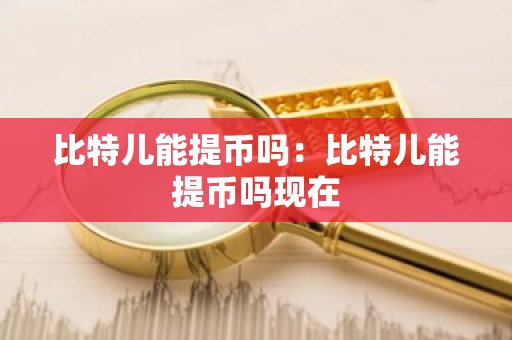比特儿能提币吗：比特儿能提币吗现在