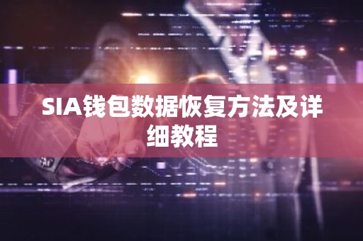 SIA钱包数据恢复方法及详细教程