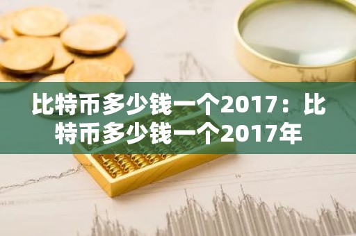 比特币多少钱一个2017：比特币多少钱一个2017年