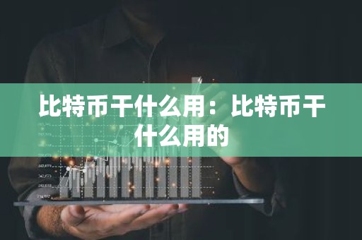 比特币干什么用：比特币干什么用的